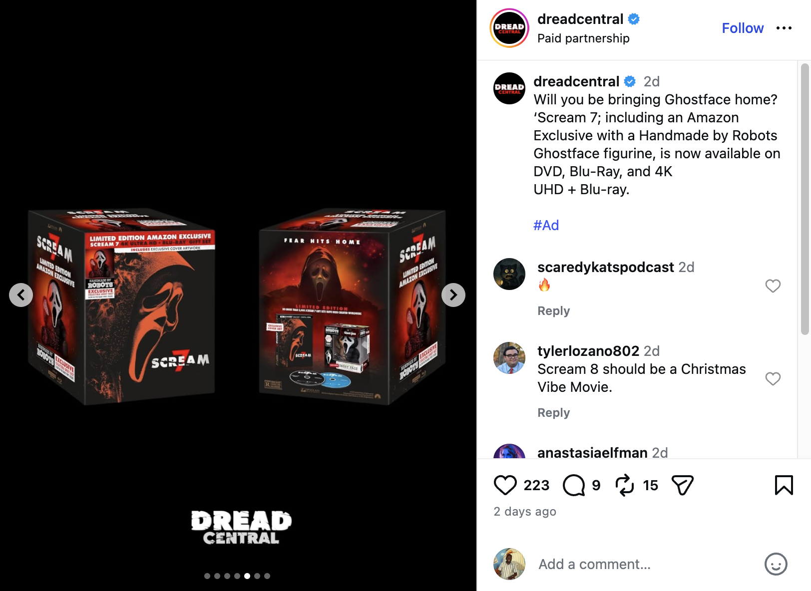 Dread Central - Instagram Post 9